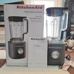 KitchenAid Silver and Black Pure Power Blender